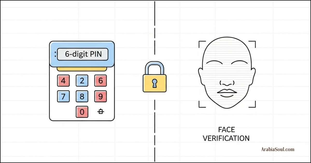Create PIN and Enable Face Verification