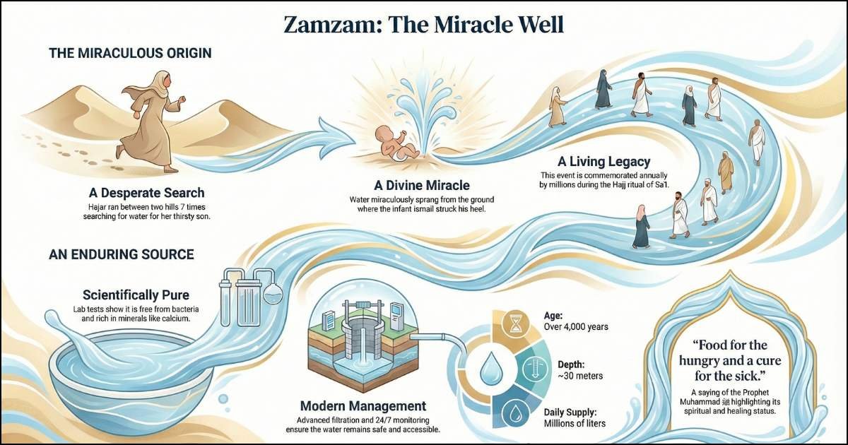 Historical Journey of Zamzam Well