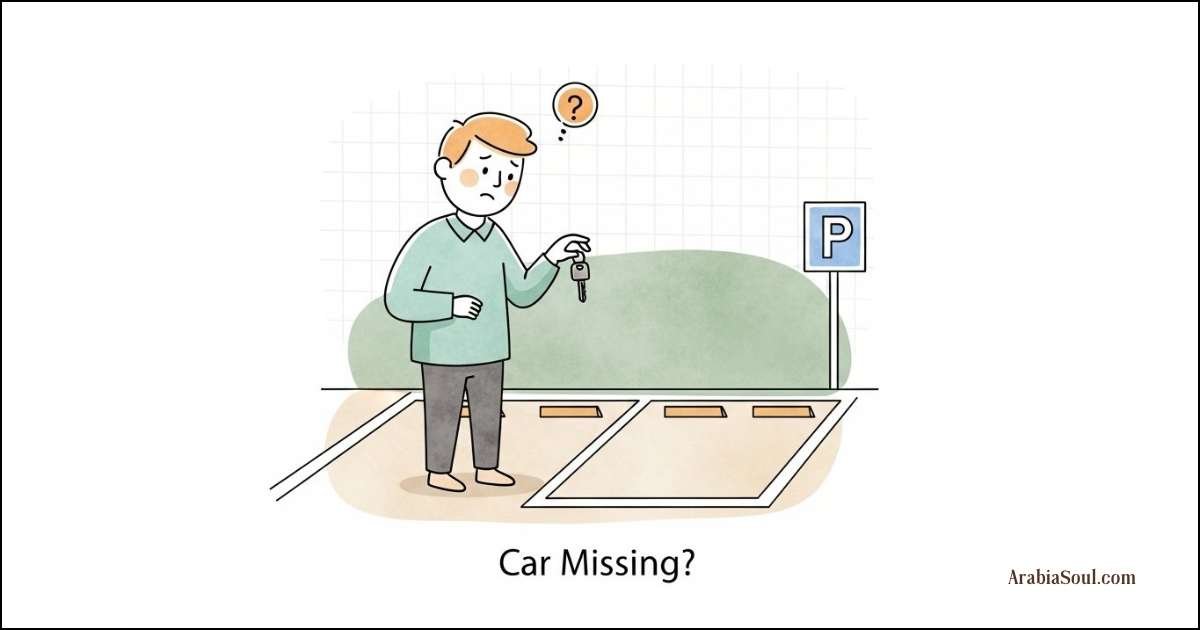 If the Car Missing Track Impounded Car on Absher