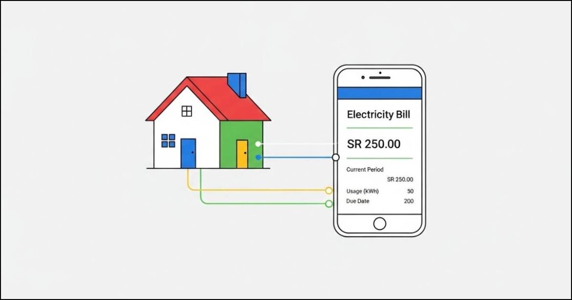 Checking Saudi electricity bill online using Saudi Electric Company website