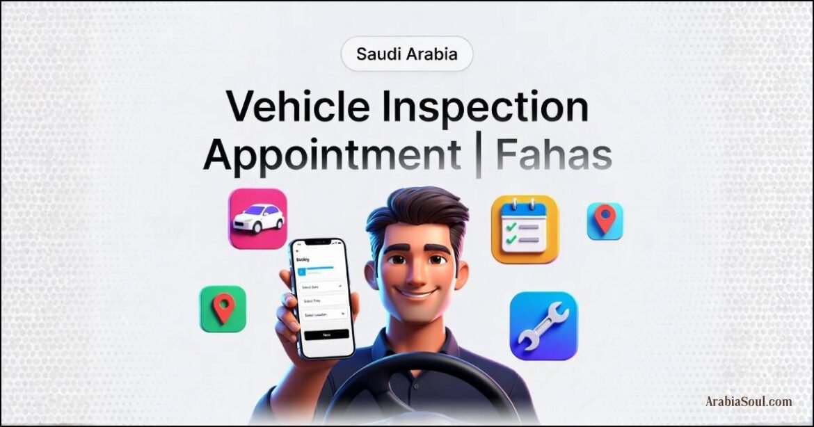 book vehicle inspection appointment in Saudi Arabia online