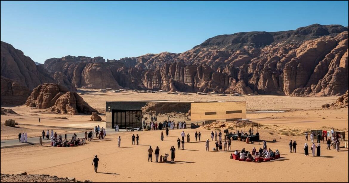 Tourism in AlUla showcasing Winter at Tantora and Maraya Hall
